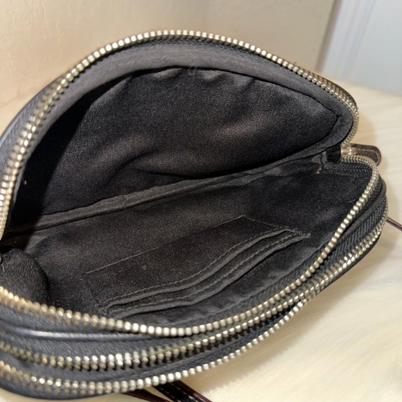 Coach Crossbody Pouch in Pebble Leather with Butterfly Appliqué - Picture 9 of 12